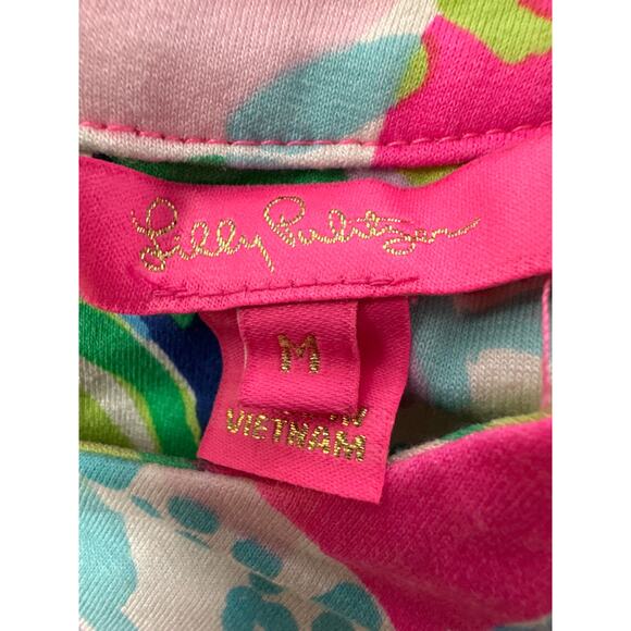 Lilly Pulitzer Tallula Maxi Dress Tank Style Ruched Waist Stretch Medium - Picture 8 of 8